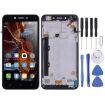 OEM LCD Screen for Lenovo Vibe K5 Plus A6020 with Frame (Black) - 1