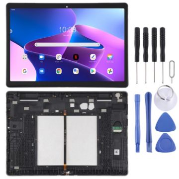 LCD Screen for Lenovo Tab 5 Plus/M10 TB-X605 Series with Frame (Black) - 1