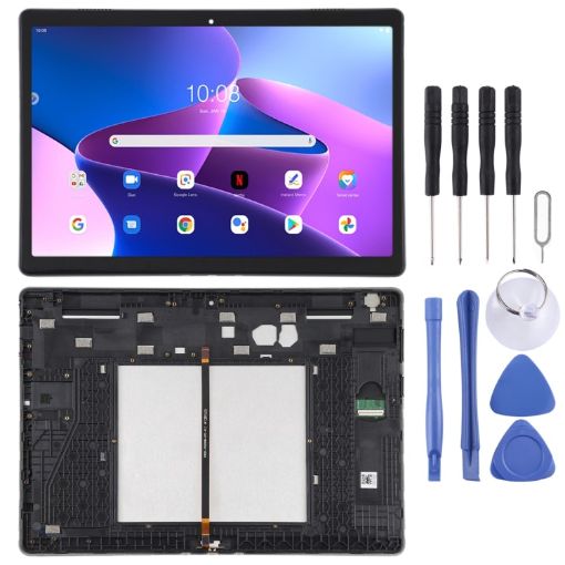 LCD Screen for Lenovo Tab 5 Plus/M10 TB-X605 Series with Frame (Black) - 1