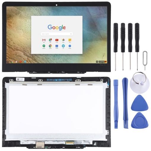 Lenovo Chromebook YOGA N23 OEM LCD Screen Assembly (Black) - 1