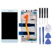 OEM LCD Screen for Lenovo K6 Note K53a48 with Frame (White) - 2