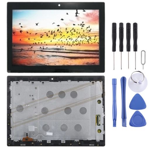 OEM LCD Screen for Lenovo Miix 320 10ICR with Frame (Black) - 1
