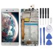 Lenovo S60 OEM LCD Screen Digitizer Assembly with Frame - White - 1