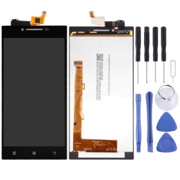 Lenovo P70 Series OEM Black LCD Screen with Digitizer Assembly - 1