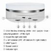 Electric Rotating Display Table 360 White Plug-in Speed Control - 7