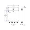 1 To 4 SMA Microstrip Power Splitter, 2000~6000MHz - 3