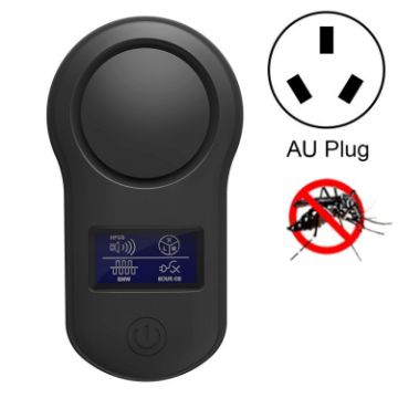 BG-305 Display Ultrasonic Insect Repellent, AU Plug - Black - 1