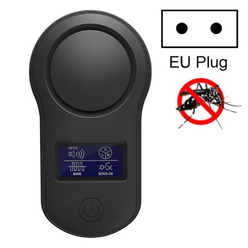 BG-305 Ultrasonic Insect Repellent, EU Plug, Black Display - 1