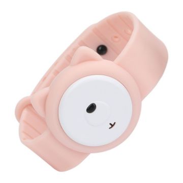Children's Mosquito Repellent Wristband - Pink (WT-M4 ABS+Silica Gel) - 1