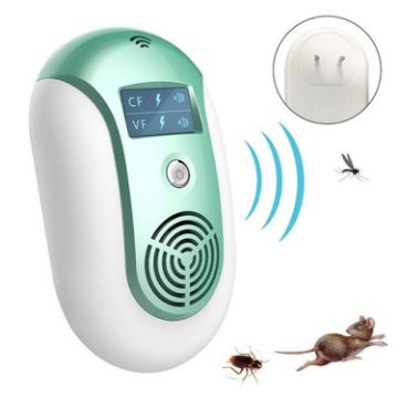 Ultrasonic Electronic Pest Control Repeller - Blue - 1