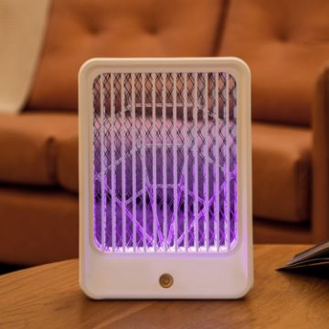 USB Wall Mounted Mosquito Killer Lamp, Dual-Use, White - 1