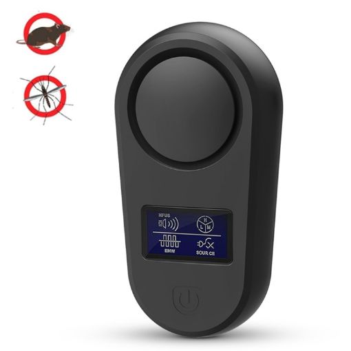 High Power Ultrasonic Mouse & Insect Repellent US Plug (Black) - 1