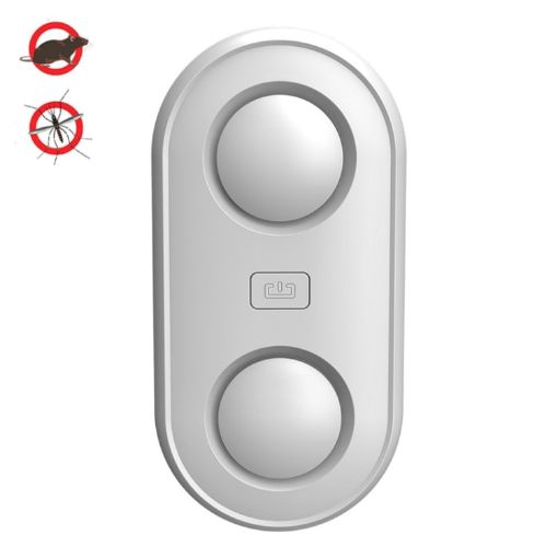 BG312 Smart AU Plug Double Horn Ultrasonic Mosquito Repeller White - 1