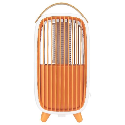 WT-M2 Retro Orange Mosquito Killer with ABS+Leather Design - 1