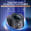 QSQ218 High-power Ultrasonic LED Mouse Repellent - US Plug, Black - 4