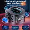 QSQ218 High-power Ultrasonic LED Mouse Repellent - US Plug, Black - 6
