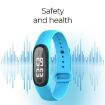 Q2 Blue Ultrasonic Mosquito Repellent Bracelet with Timer & 3 Modes - 3