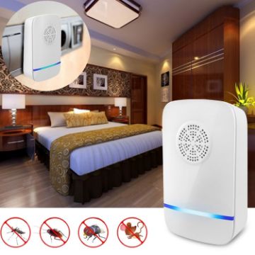 Ultrasonic Pest Repeller Light: Mosquito Rat Insect Control, 110-220V - 1
