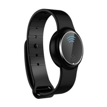 Ultrasonic Electronic Mosquito Repellent Bracelet Watch (Black) - 1