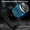 Ultrasonic Electronic Mosquito Repellent Bracelet Watch (Black) - 7