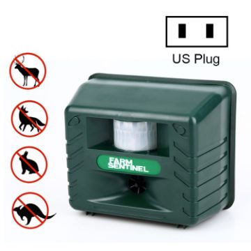 High-Power Ultrasonic Rat Repeller with Alarm Sound, US Plug - 1