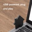 Green LJ-MWQ Ultrasonic Night Light USB Plug Mosquito Repellent - 3
