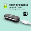 M21 White Ultrasonic Mosquito Repellent Bracelet with Step Counter - 6