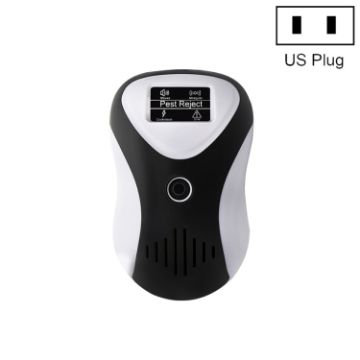 Ultrasonic Mouse & Insect Repeller, Energy-Saving, US Plug (Black White) - 1