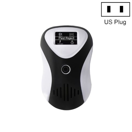 Ultrasonic Mouse & Insect Repeller, Energy-Saving, US Plug (Black White) - 1