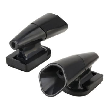 Ultrasonic Wind-Powered Car Deer Alert Alarm Black ABS Repeller - 1
