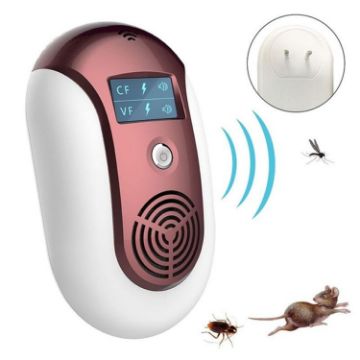 Ultrasonic Electronic Pest Control Repeller (Red) - 1
