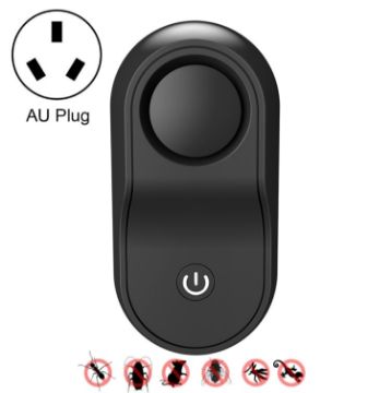 BG301 Ultrasonic Rodent & Insect Repeller, AU Plug 220V, Black - 1