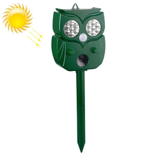 Solar Ultrasonic Rat Repeller with 14 LEDs & Infrared Sensor Outdoor - 1