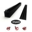 SK419 Black Anti-Bird Thorn Fence for Roof Eaves (10pcs) - 4