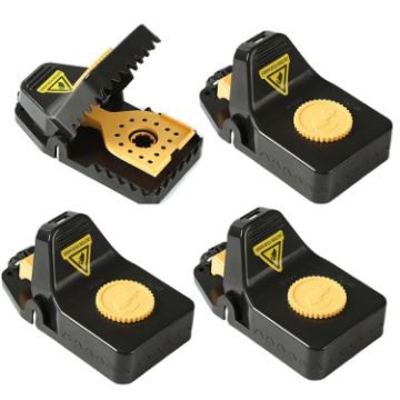 Reusable Instant Kill Small Plastic Mousetrap - 4pcs/Box - 1