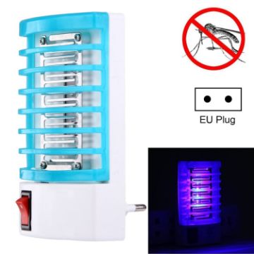 Efficient 1W 4-LED Mosquito Killer Night Lamp, EU Plug, AC 220V - 1