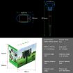 Outdoor Solar Ultrasonic Infrared Sensor Animal Repeller (Dark Green) - 6
