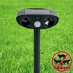 Solar-Powered Ultrasonic Animal Repeller with PIR & Light Sensors - 7