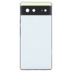 Pixel 6 Battery Back Cover with Middle Frame - White - 2