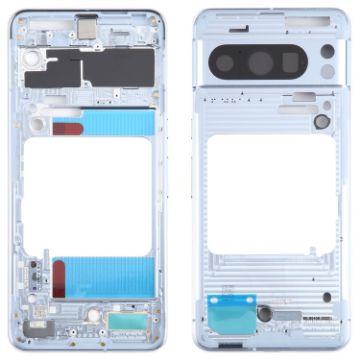 Google Pixel 8 Pro Front Housing LCD Frame Bezel Plate (Blue) - 1
