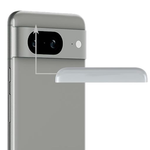 Google Pixel 8 Original Front Top Back Cover (Green) - 1