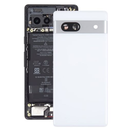 Pixel 7A Original Battery Back Cover & Camera Lens (White) - 1