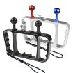 PULUZ Diving Light Arm CNC Aluminum Mount for Action Cameras (Silver) - 6