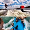 Red Backdoor Floaty Sponge with Sticker for Action Cameras - 4