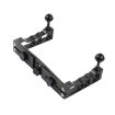 PULUZ Dual Hand-held Aluminum Lamp Arm for GoPro & Action Cameras - 3