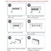 YH-280 600Lbs Single Door Magnetic Lock with LED - 5
