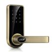 Red Bronze Zinc Alloy Electronic Door Lock with Key & Sensor - 2