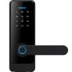 Smart TUYA C89 Black Indoor Fingerprint Password Door Lock - 1
