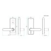Smart TUYA C89 Black Indoor Fingerprint Password Door Lock - 4