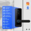 Smart TUYA C89 Black Indoor Fingerprint Password Door Lock - 8